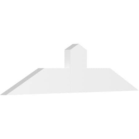 Ekena Millwork Portland Architectural Grade PVC Gable Bracket, 48"W x 12"H x 2"D x 6"F, 6/12 Pitch GBP048X12X0206POR00